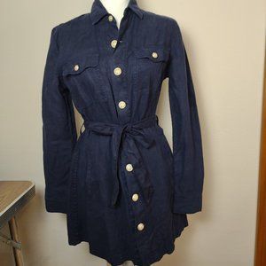 L'AGENCE Samantha Safari Jacket Marine S